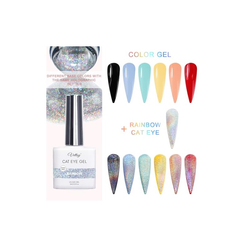 vettsy- Esmalte de uñas en gel para ojos de gato