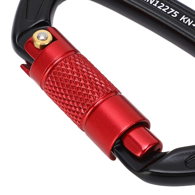 Auto Locking Rock Climbing Carabiner D Shaped Carabiner Yoga Hammock