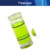 Hegebeck 10Pcs Small Cylindrical Bubble Spirit Level Vials, 8×20 mm/0.3×0.8