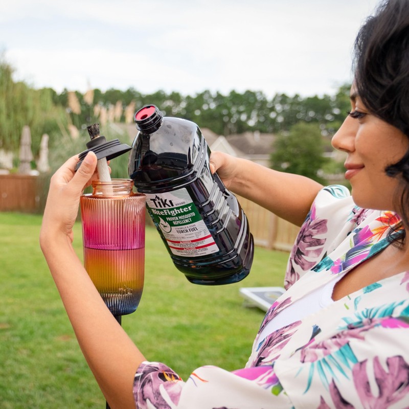 TIKI BiteFighter Mosquito Repellent Torch Fuel – 3/4 Gallon (100