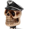 Skull Shape Steering Wheel Spinner 3cm Diameter Metal Resin Turn