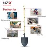 Near Zero Titanium Survival Shovel, Compact Ultralight Collapsible Camping &