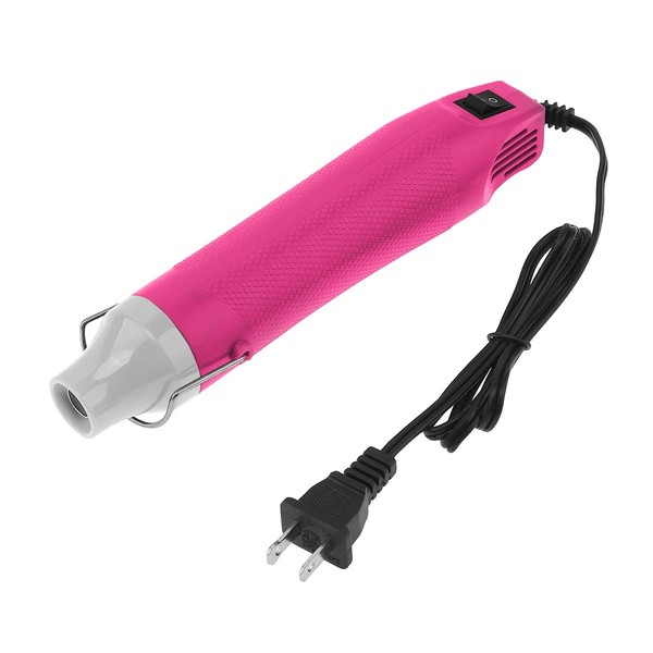 ChgImposs 110V 300W Mini Heat Gun, Pink Portable Hot Air