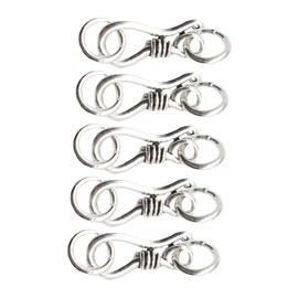 CORHAD Bracelet Necklace DIY Jewelry Silver Lobster Clasp s Hook Toggle Clasp Set