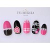 TSUMEKIRA Nail Seal Houndstooth Grid Ver.2 White NNN-CDR-101 1 1