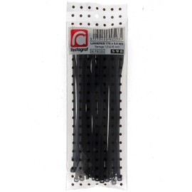 Pack of 50 Black PPE/PPE/PPE/PPE/Lanyard Neck Strap 1.5mm to 49mm Diameter 180mm x 3.6mm