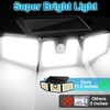 AmeriTop Solar Lights Outdoor, 2 Pack 233 LED High Brightness