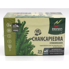 Hanan-Peru 25 Tea bags Chanca Piedra Hierba (Stone Braker Tea bags) 1 Box