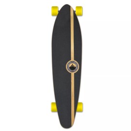 Yocaher Complete Kicktail Tiedye Original Skateboard Longboard  - Tiedye Rasta