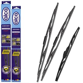 Fits Vauxhall Insignia Sports Tourer 2009-2016 Alca Germany Universal Windscreen Wiper Blades Front Rear Classic 24"18"12" AU2418H12ARC