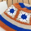 Women Crochet Bucket Hats Handmade Cloche Hats Knitted Beanies Floppy