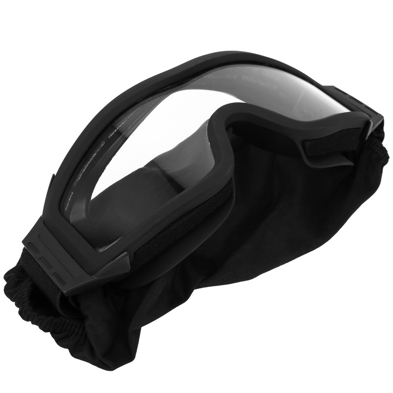 Tactics DustProof Protective Glasses Impact Resistant AntiExplosion Military Goggles(Black Frame
