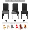 Genina Waterproof Chair Covers for Dining Room Set of 4