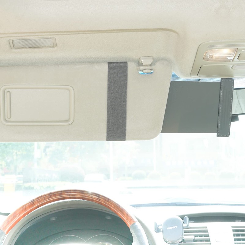 TFY Car Sun Visor Extender and Organizer, Universal Sunshade Anti-Glare,