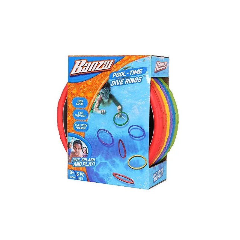 Banzai Banzai Spring & Summer Toys Pool Time Dive Rings