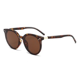 EJDHA Women's Sunglasses Classic Frame Design UV Protection Eye Protection Sunglasses, Leopard Print / Dark Brown, Unit size