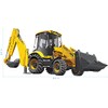 StikArt Yellow Backhoe Loader Construction Truck Wall Decal (Small)