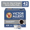 Victor Allen's Coffee Italian Roast, Dark Roast, 42 Count, Single