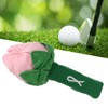 Rose Golf Head Cover Plush Flower Golf Club Headcover Home