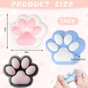 NECXON 3 Pcs Cat Paw Stress Reliever Toy, Soft PVC