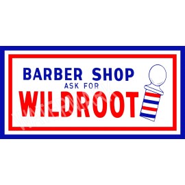 Barber Shop Wildroot High Quality Metal Magnet 3 x 6" Fridge Kitchen Magnet 9919