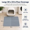 Silicone Cat Litter Mat 30" x 23",Large Waterproof Cat Pad