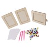 3Set DIY Wooden Picture Frame Making Kit Unfinished Solid Wood