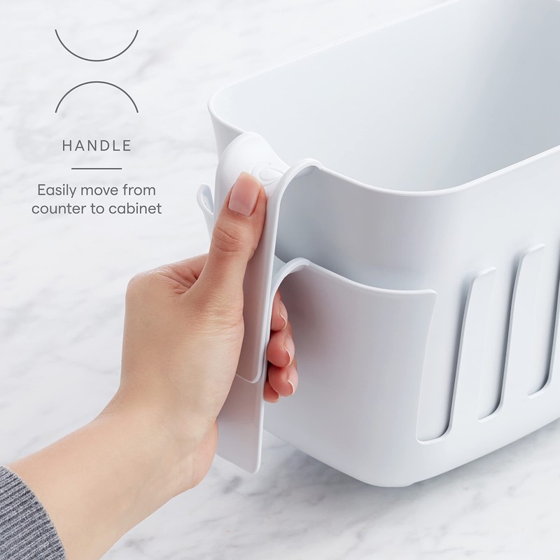 YouCopia Dry&Store Reusable Bag Drying Rack and Bin Set, Silicone