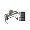 SURMIO Modern Foldable Writing Computer Desk with Storage Bag, No-Assembly