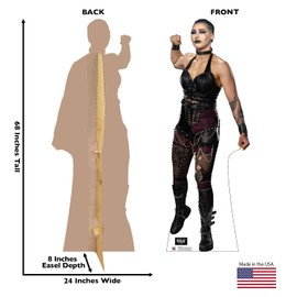 Cardboard People Cardboard People Rhea Ripley Cardboard Cutout Standup - WWE Superstar