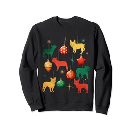 French Bulldog Retriever Christmas Tree Decoration Ornament Sweatshirt