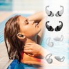 MUNSKT 4 Paar Silikon-Ohrstöpsel, wiederverwendbare und waschbare Ohrstöpsel zum Schwimmen