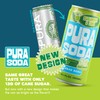 PuraSoda® Cucumber & Lime | Low-Calorie, Cane Sugar Soda Beverage