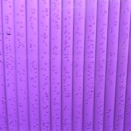 50pcs 6 Inch Plastic Swizzle Sticks Drink Stirrer Coffer stirrers - Purple Bubble