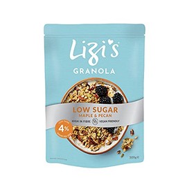 Lizis Granola Low Sugar Maple & Pecan 6 x 500g