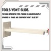 Zonon 2 Pcs Extra Wide Wall Mounted Tool Rack for
