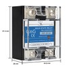 CGELE Solid State Relay SSR-25DA with Heat Sink DC to