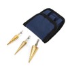 3Pcs Juego de Brocas Escalonadas High Speed Steel HSS Hex