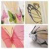 100 x 200 CM Butterfly Pattern Shadow Curtain Grommet Window