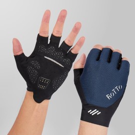 ROTTO Cycling Gloves for Men Women Half Finger Gloves Padded Cycling Gloves for Road Bike Mountain Bike Riding