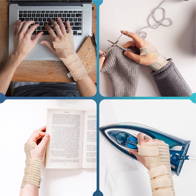Actesso Breathable Wrist Support Splint Brace- Relieves Pain from Carpal