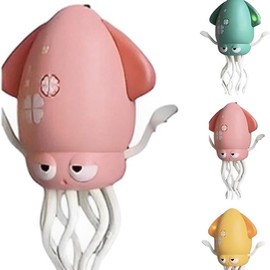 Electric Crawling Octopus Toy with LED Lights & Music, Crazy 8-Leg Action Octopus with Smart Obstacle Avoidance, Toddler Toys for Interactive Fun Gifts Sensory Newborn Cute:_PINK