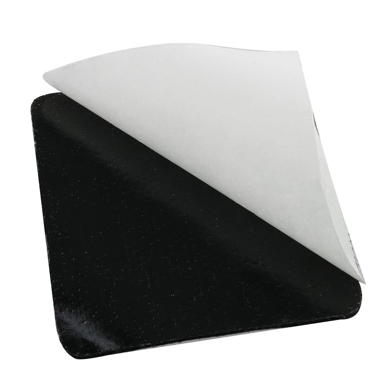 JCBIZ 25pcs Sofa Cushion Sheet Sticker Pads 60x60mm Rectangular Black