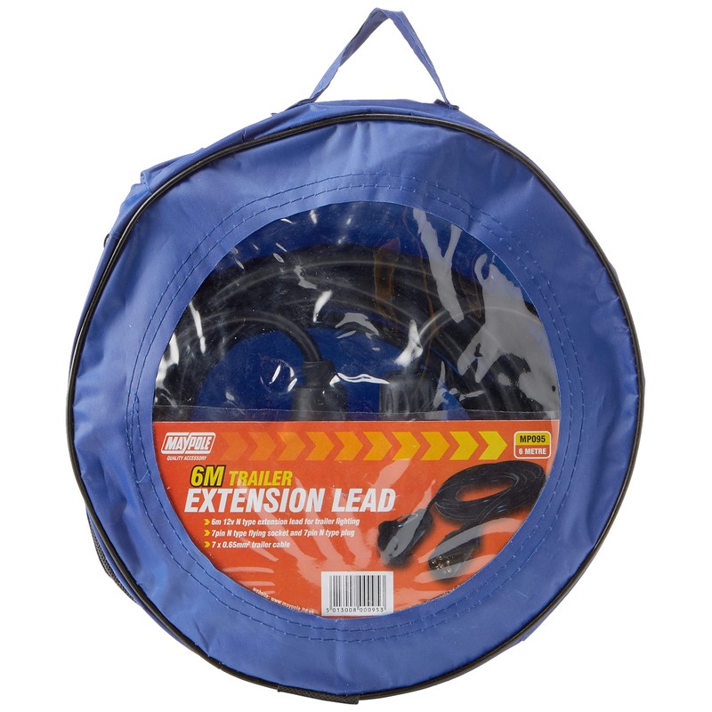 Maypole MP95 6m 12N Trailer Extension Lead