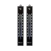 Lantelme Set of 2 Garden Thermometer Set Weatherproof Plastic 18
