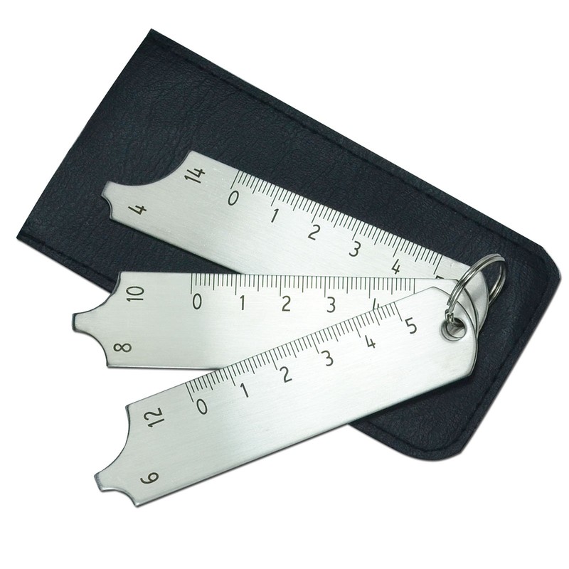 RIVERWELD Three Piece Key Set Measuring Fillet Gages Multi Function