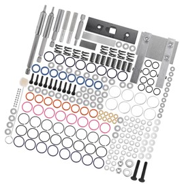 7.3L Injector Rebuild Kit with Vice Clamp, Special Tools, Springs & O-Ring Seal Kit for Ford 7.3L 1994-2003 / Durable / 1 Set Replace Parts Vehicle Components