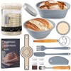 Angadona Sourdough Starter Kit, Sourdough Bread Baking Supplies, 40oz Sourdough