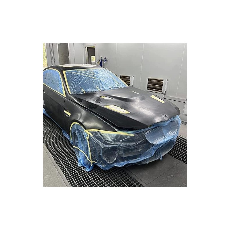 LLPT Tape and Drape Pre-Taped Masking Film 25.6”(Unfolded) x 66