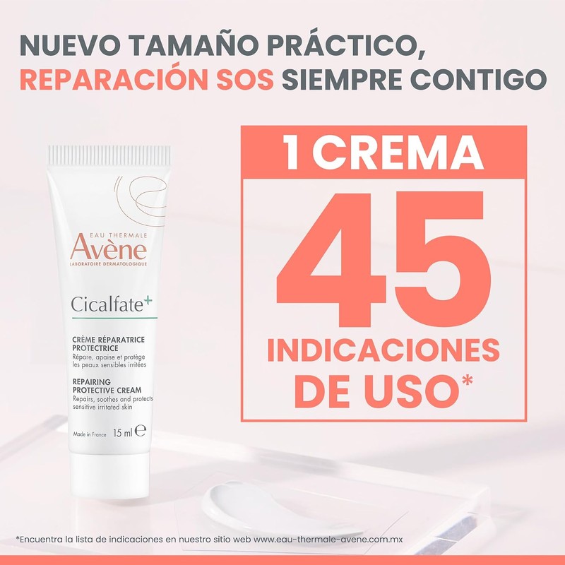 AVENE Cicalfate+ Crema Reparadora 15 ml – Calma y Regenera